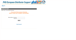 Desktop Screenshot of eurodistributor.phdinc.com