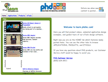 Tablet Screenshot of learn.phdinc.com